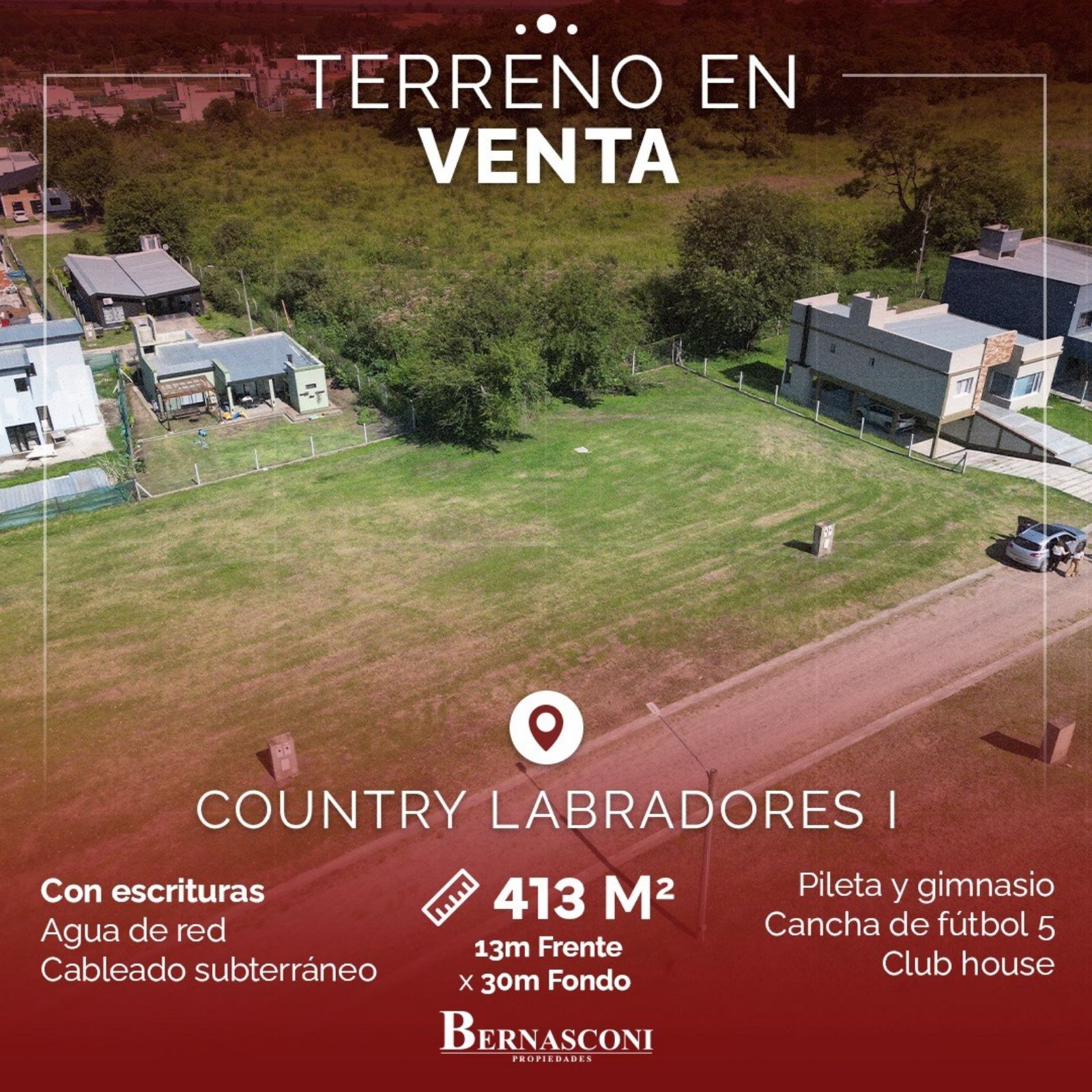 Terreno en condominio en Av. Aconquija