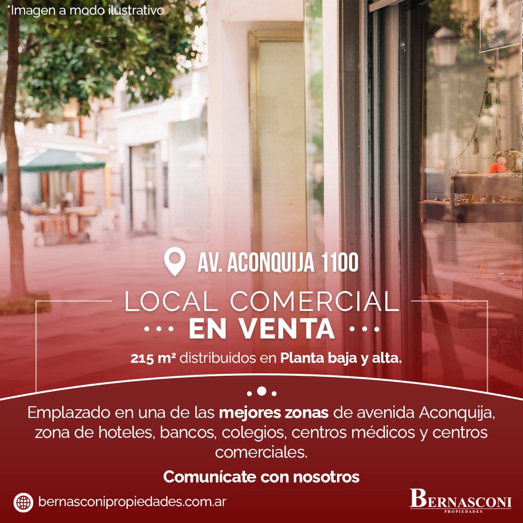 Local Comercial Avenida Aconquija al 1100